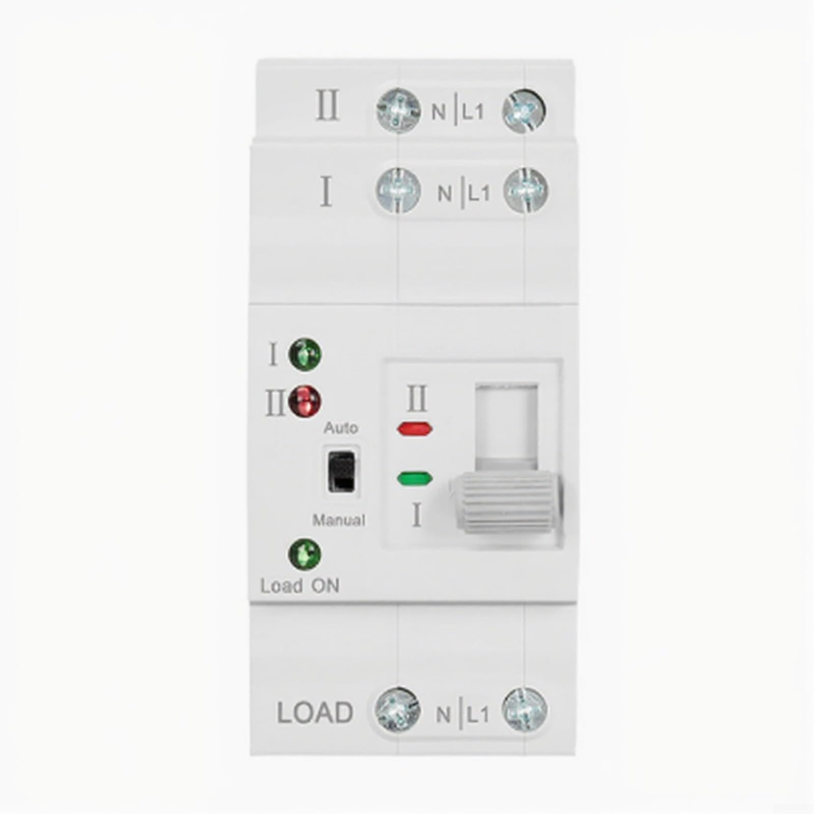 Interruttore di trasferimento automatico a doppia alimentazione, 2P/4P, 6A-63A, CA 220V, IP30, per uso domestico e commerciale (4P 63A 220V)