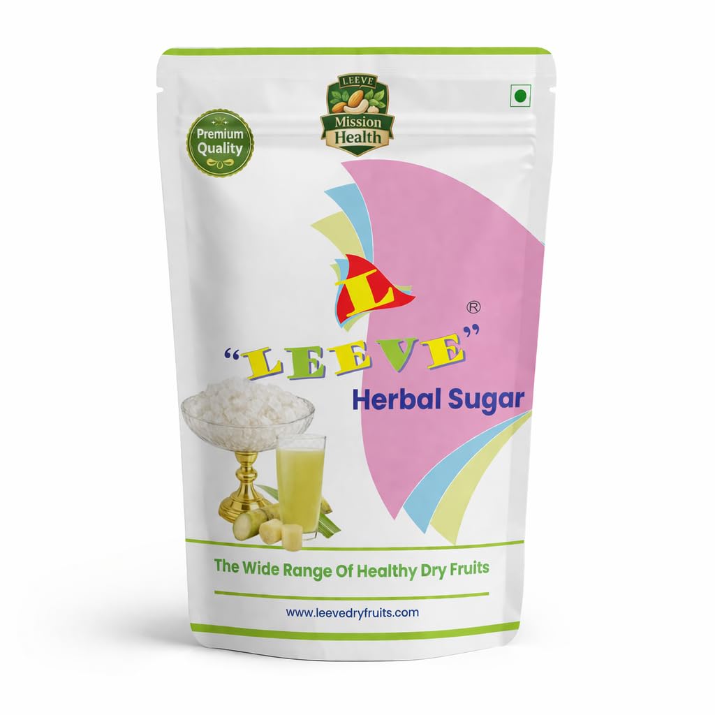 LEEVE Herbal Rock Sugar Candy 800g | Khadi Sakhar Mishri with