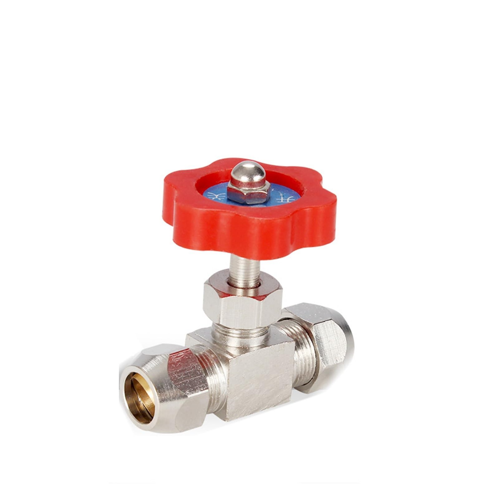 Válvula de aguja de 10mm metálica para evitar fugas en tubos de alta presión