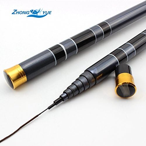 Paystore 4.5 m : Carp Fishing Pole Stream Hand Rod Telescopic Fishing Rod Carbon Fishing Tackle 3.6 4.5 5.4 6.3 7.2M Lowest profit