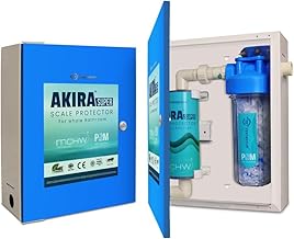 Teknovus Akira Super, Salt Free Whole Bathroom Water Softener, Treated Water at Every Point, Healthier Skin & Hair, Increases Life Span of Geysers & Washing Machine, Zero Maitenenace & No Re-charging