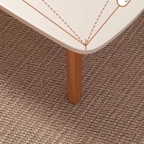 Table basse pliante en bois noble avec finitions angles arrondis - 8