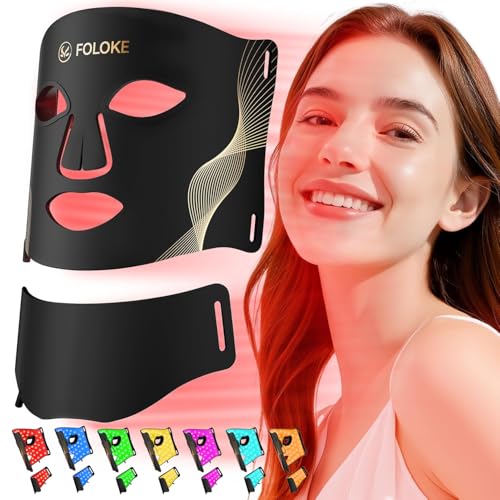 Red Light Therapy for Face, LED Light Therapy Mask Skin Care Mask...