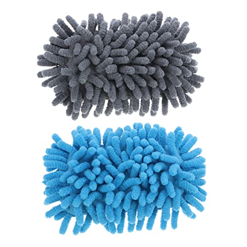 TOGEVAL 2pcs Microfiber Dry Erase Erasers for Dry Erase Board Whiteboard Blackboard Cleaner