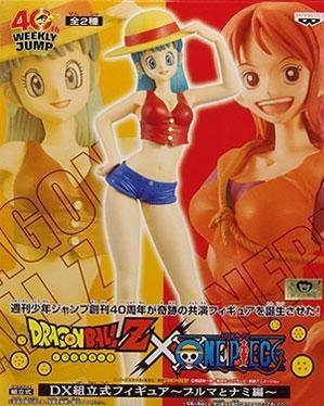 ドラゴンボールz×ワンピース Dx組立式フィギュア ~ブルマとナミ