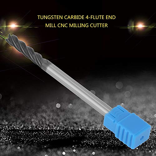 1pc HRC45 carburo tungsteno fresa a 4 taglienti