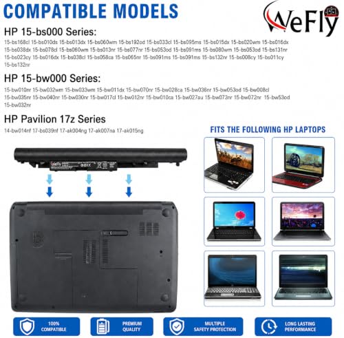 Image of 919700-850 Battery for HP Spare 919681-221 919682-121 919682-421 919682-831 919701-850 JC03 JC04 15-BS000 15-BW000 15-bs0xx 15-BS113DX 15-BS013DX 15-BS015DX 15-BS115DX 15-BS060WM 15-BS070WM (JC04)