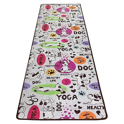 Tapis de yoga coloré pour séance de méditation en plein air