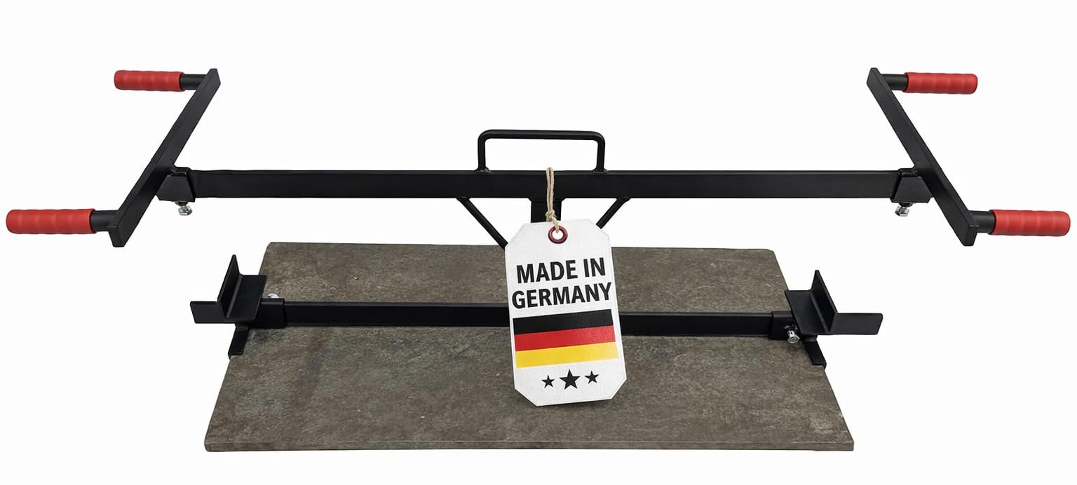 M.SB Plattenheber "1085" Versetzzange 50-120 cm, Plattenträger Steinzange mit Doppelgriffen bis 150 kg