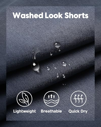 Image of maamgic Men's 5 inch Inseam Shorts Pull-On Relaxed Fit Comfort Stretch Short Shorts with Pocket