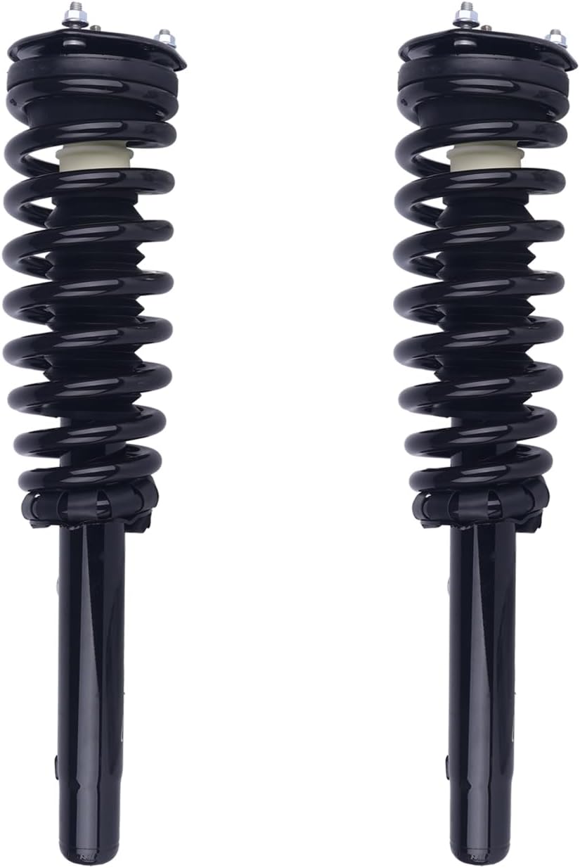 Autoround Front Complete Shock Absorber Compatible with Ford Fusion 2010-2012, Mercury Milan 2010-2011 2.5L L4, 272596 Pair Struts with Coil Spring Assembly