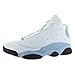 NIKE Air Jordan 13 Retro Blue Grey Men' Shoes (414571-170, White/Blue Grey/Black/Yellow Ochre) Size 9.5