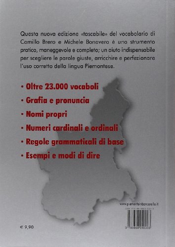 Vocabolario Piemontese SacociàBil. Italiano-Piemontese, Piemontese-Italiano - 2