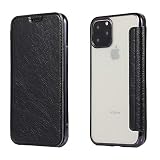 COFI 1453 Buch Tasche Electro Book Cover kompatibel mit Samsung Galaxy A70 (A705F) Hülle Etui Brieftasche Schutzhülle Hülle Schutz Schwarz