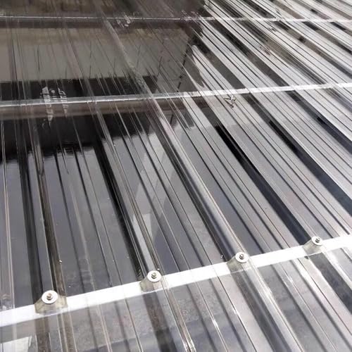 Panneaux d'éclairage naturel polycarbonate transparent pour pergola