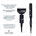 Spornette Boar Bristle Hair Brush for Women & Men - Little Wonder Small Teasing Brush - Create Slick Backs & Volume - Boar & Tourmaline Nylon Bristles for Back Brushing & Combing (Purple)
