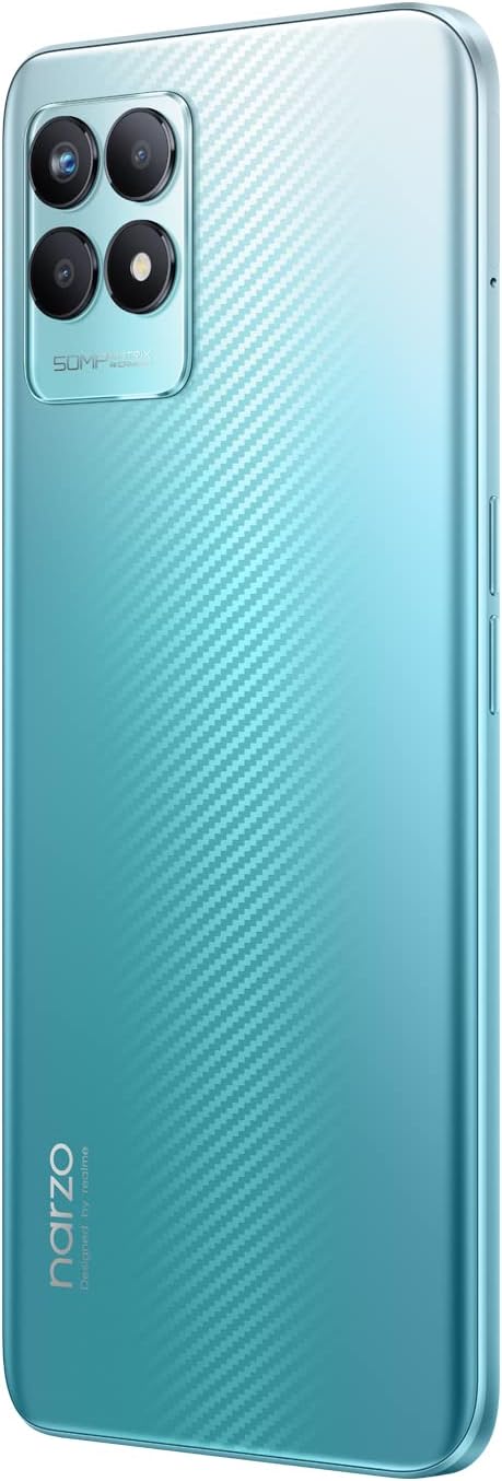 realme Narzo 50 Dual-Sim 128GB ROM + 6GB RAM (GSM only | No CDMA) Factory Unlocked 4G/LTE Smartphone (Blue) - International Version