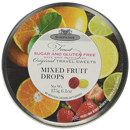 Simpkins Sugar Free Mixed Fruit Travel Sweets, 175 g