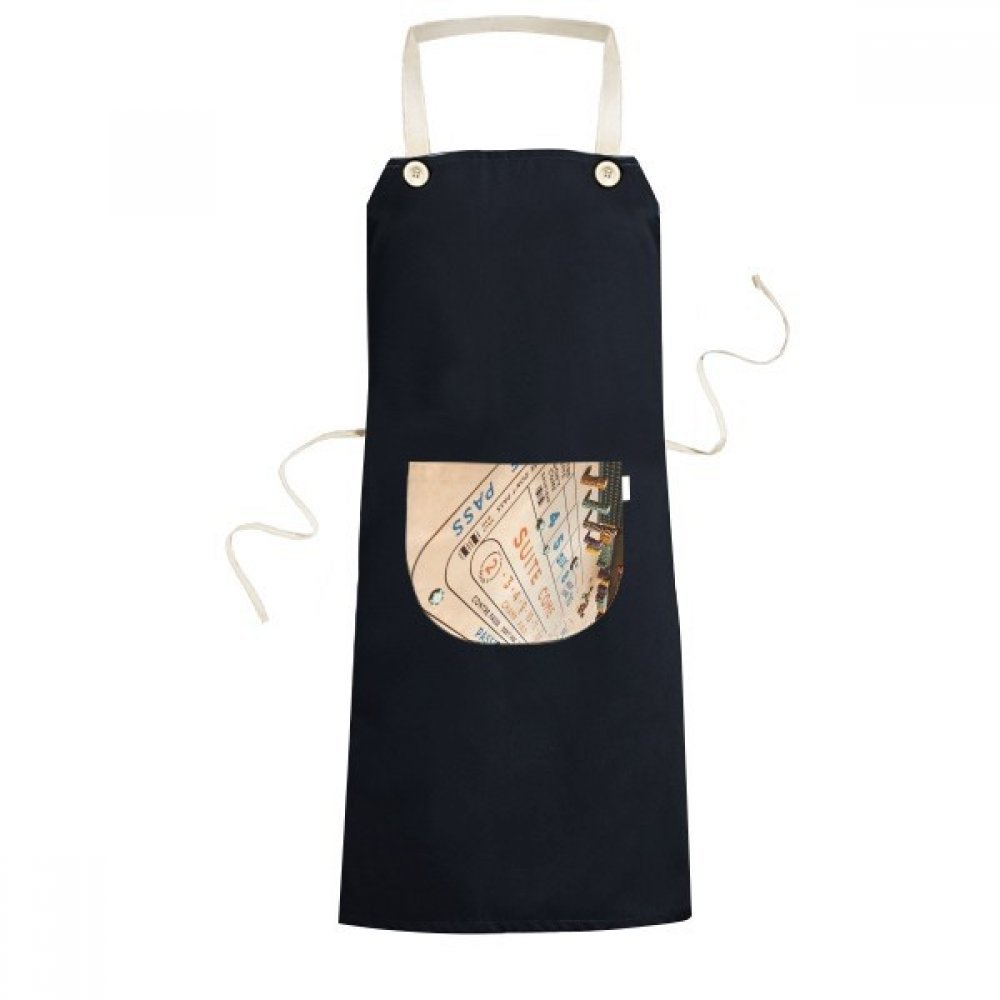Tablier de cuisine jeton de jeu noir idéal pour vos soirées barbecue et ateliers cuisine
