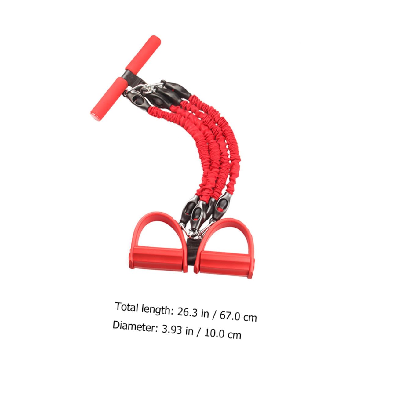 Set Di Funi Di Tensione Corda Fitness Sit up Banda Di Resistenza Corda Da Allenamento Estrattore Di Pedali Yoga Corda Per Lo Yoga Rifinitore Di Pancia Coulisse Elasticità Emulsione