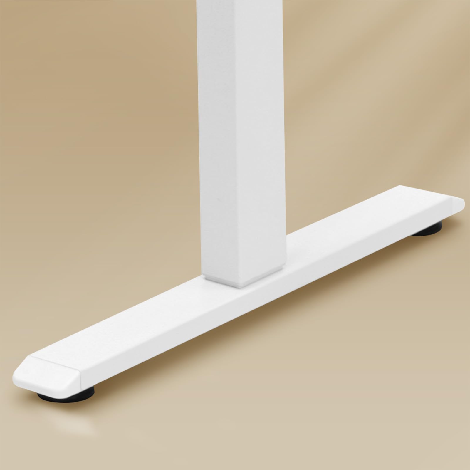 WOLTU Pied pour Bureau Assis Debout, Bureau Électrique, Blanc