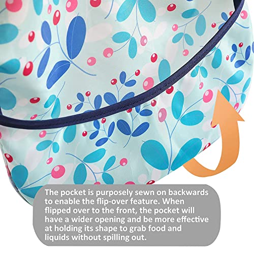 Pandaear 3 Pack Super Light Weight Baby Bib, Waterproof, Washable, Stain Oil And Odor Resistant 12-48 Months (Girl) #TOP4