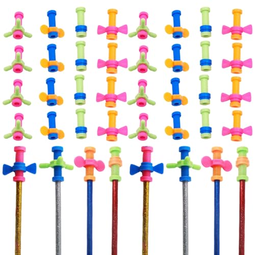 Set 32 piezas tapones para lápices tipo fidget multicolor
