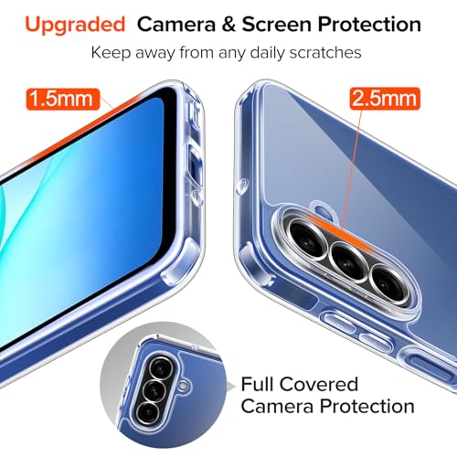 Image of ivoler 3-in-1 Case for Samsung Galaxy A17 5G 6.7 inch, Clear