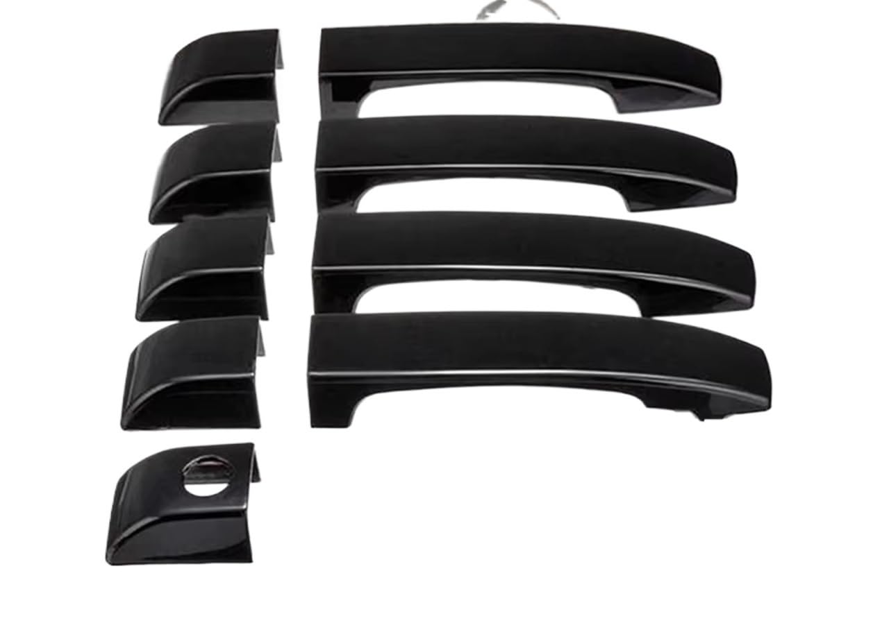 Ningruibhd One Color Car Sliding Outer Door Handle For Range For L322 2002-2012 Car Door Handle Covers Exterior Handles Trim(Matt Black)