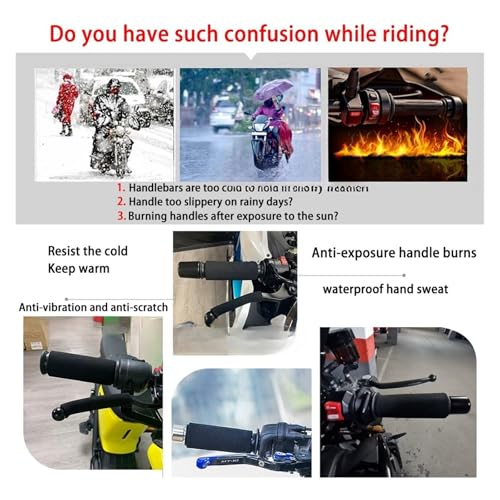Puños de motocicleta para BMW F900 R ideales para rutas largas y curvas 5