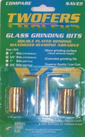 Aanraku 3/4" TWOFERS 2 bit set - 170 medium grit by TWOFERS