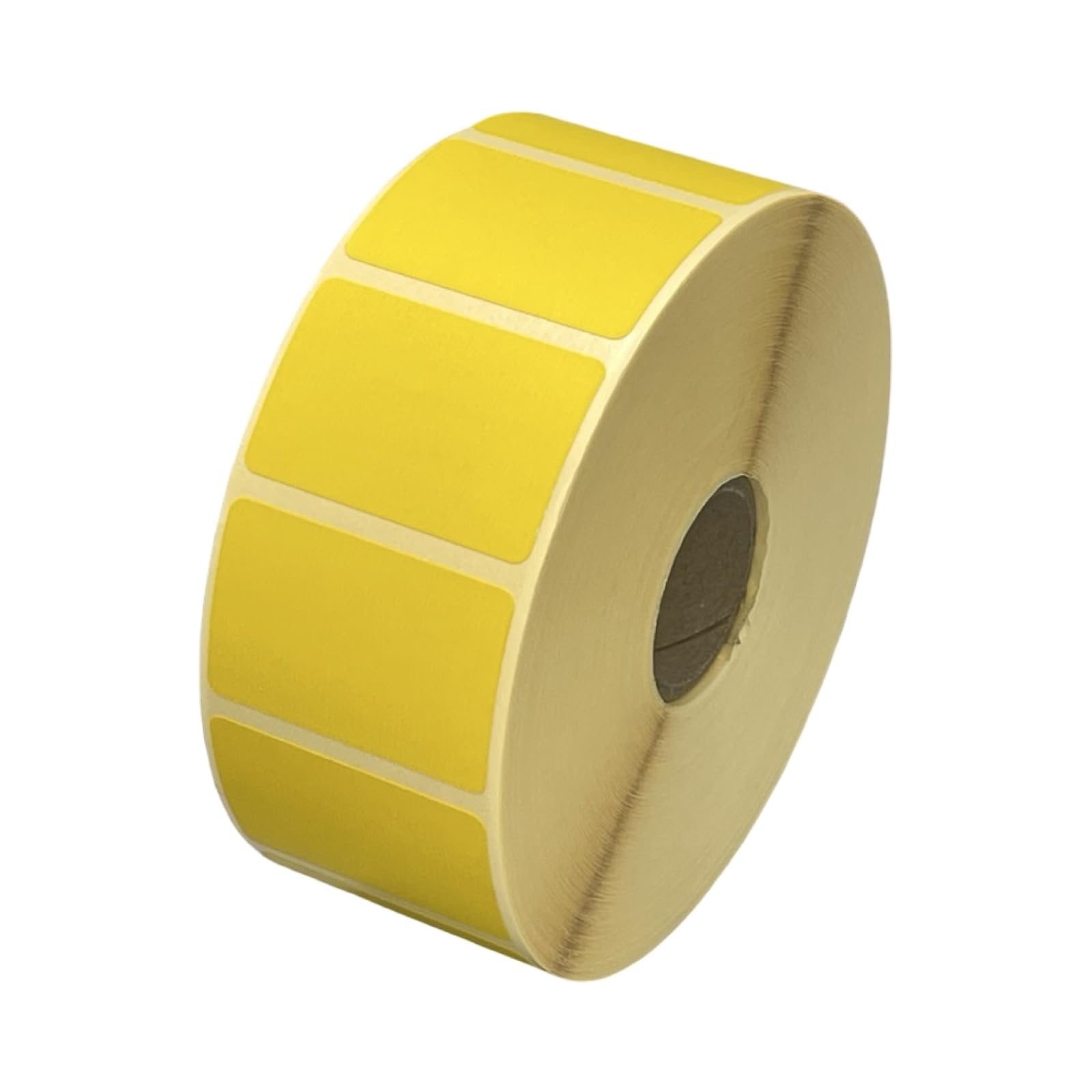 Yellow 38mm x 25mm Direct Thermal Labels, Removable Adhesive, 2,000 per roll, Compatible with Zebra, Godex, Toshiba, Citizen, TSC, Honeywell etc Label Printers (38mm x 25mm, 20, Count)