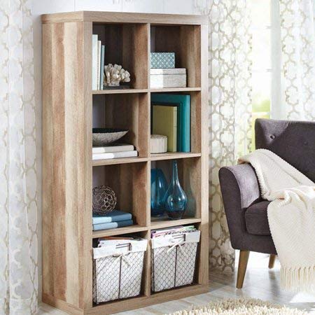 image for Better Homes & Gardens 8 Cube Versatile Storage Organizer (Weathered)