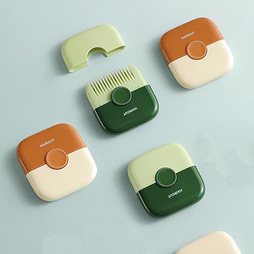 Miniatura 6 de Paquete de 2 recortadores de cabello divididos, 2 en 1 con cubierta protectora de ABS, recortadora de pelo de puntas abiertas, diseño a prueba de