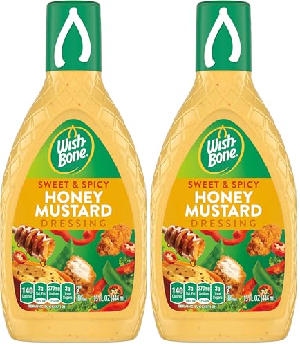 Image of Wish-Bone Salad Dressing, Sweet & Spicy Honey Mustard, 15 oz (Pack of 2)