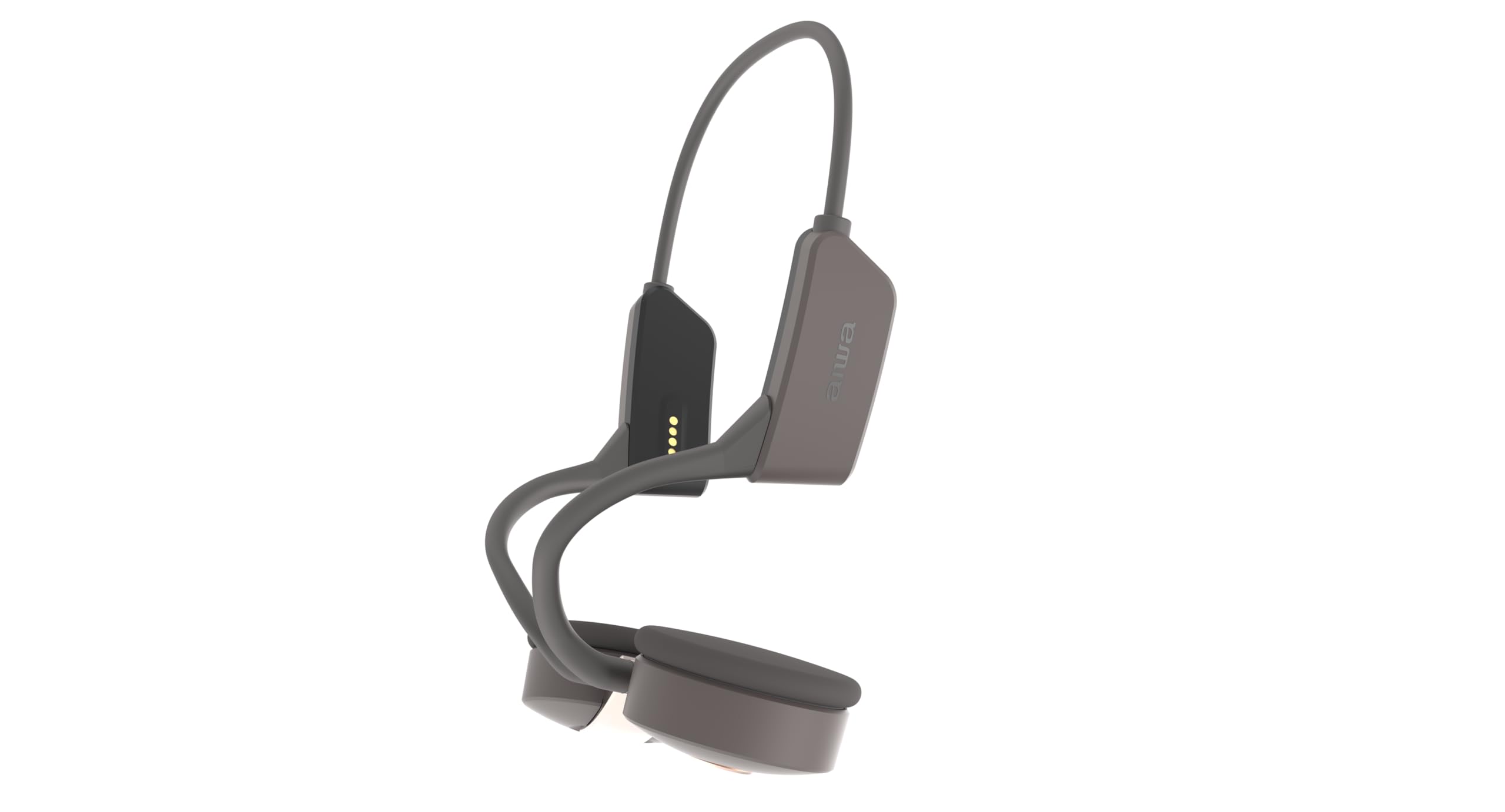 Aiwa HPB-SW20 | Auriculares inalámbricos de Oreja Abierta | Bluetooth 5.3 | Sonido Surround Espacial | Micrófono Manos Libres Integrado | Autonomía hasta 12 Horas | Color Cobre/Grafito