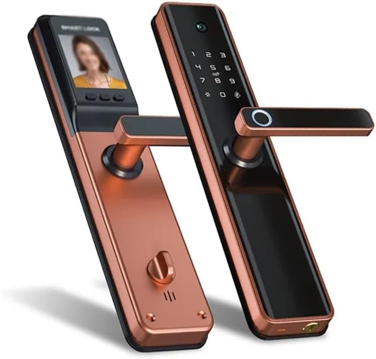 Keyless Security Electronic Digital Phone App Camera Smart Fingerprint Lock Outdoor with(E,L)