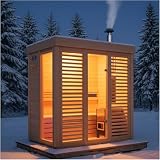 ZONEMEL Cedar and Hemlock Steam Sauna