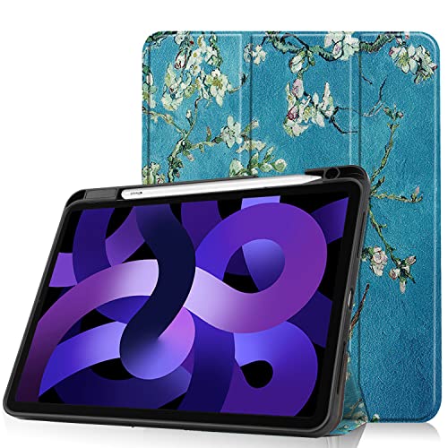 【良品】Apple iPad Air4 (ApplePencil、カバー付き) Apple アップルペンシル収納のまま充電可能 新型 iPad Air4 10.9