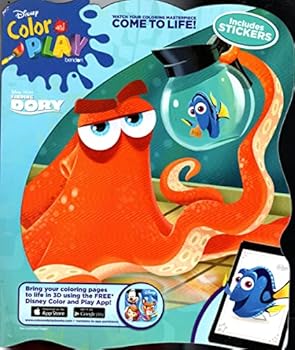 Finding Dory - Coloring & Activity Book - Color and Play Includes Stickers