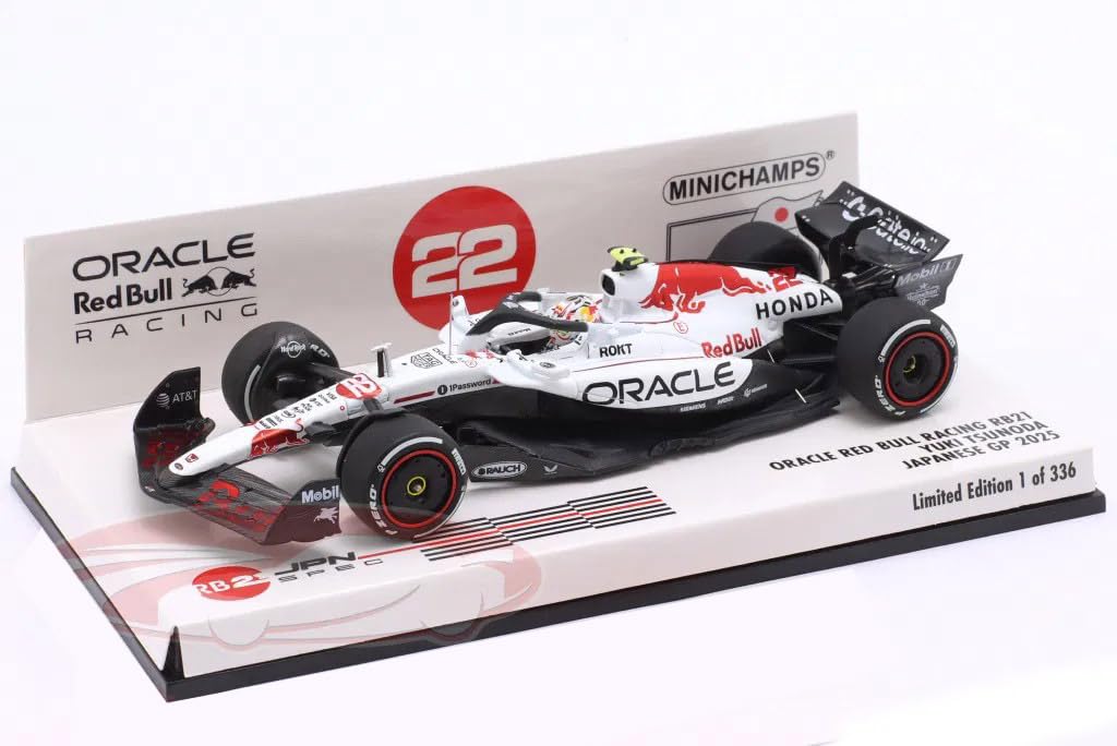 Amazon | ミニチャンプス 1/43 レッドブル F1 RB21#22 角田裕毅 2025