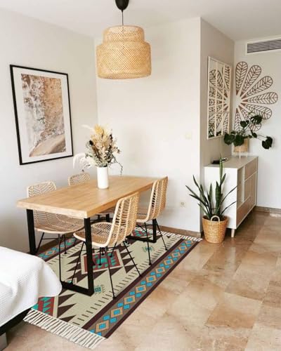 Tapete Boho Southwestern 60 x 90 cm con Borlas miniatura 5