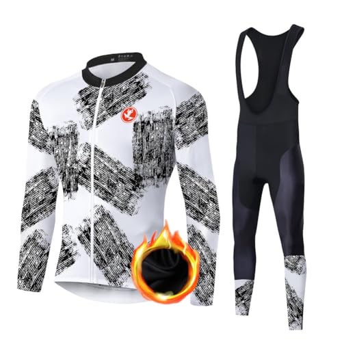 UGLY FROG Winter Men's Cycling Clothing 20D Padded Pants,Fleece Cycling,Reflective Windproof,3 Pockets