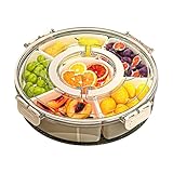 Base rotante stabile: Il Portasnack Snackle Box presenta una base rotante stabile che garantisce una rotazione a 360 gradi, permettendo un accesso facile agli snack da qualsiasi angolazione. Il vassoio rimane perfettamente in posizione durante l'uso, ideale per feste, riunioni familiari o momenti di snack quotidiani comodità e stabilità fondamentali.