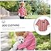 CORHAD Pet Dog Sweater Warm Costume for Festivals Adorable Red Design Comfortable Wear for for Special Occasions and Photos Small