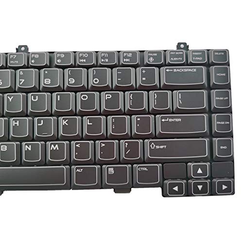 Laptop Keyboard for DELL Alienware M14X R2 P18G English US 06RFH1 6RFH1 PK130G81A05 NSK-AKU0M Black with Backlit New