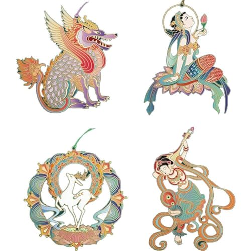 Marque-page de style chinois en métal pour protéger et marquer vos pages