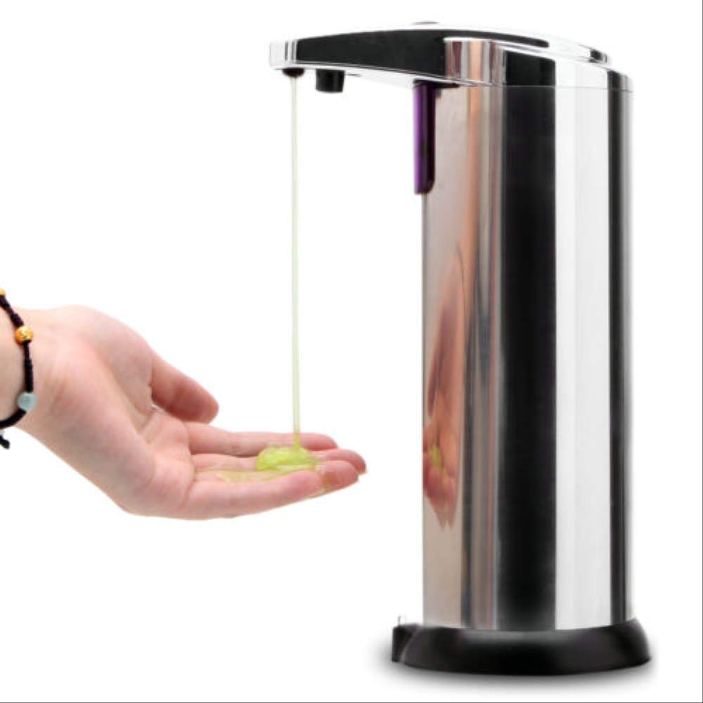 Distributeur Automatique de Savon à capteur IR Mains Libres en Acier Inoxydable avec Meilleur Cadeau A