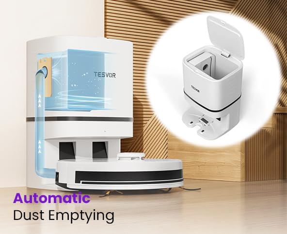 Tesvor S7 Pro AES 6500 PA Suction Power