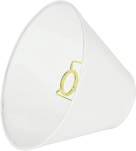 Miniatura 4 de Aspen Creative 58730 Forma de Imperio de Transición Rígida Construcción Blanca, 9 pulgadas de ancho (4" x 9" x 6-12") UNO LÁMPARA